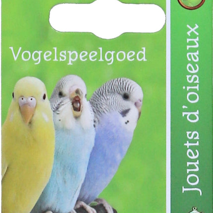 AnimalstoreXL Boon Ringschommel met Kralen en Met. Bel 21cm