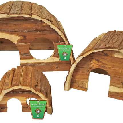 AnimalstoreXL Boon Knaagdierhuis Halfrond Natural M 25cm
