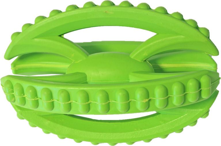 AnimalstoreXL Boon Rugbybal x Rubber Groen 13cm