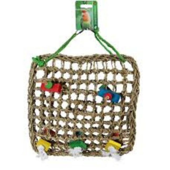 Boon Seagrass Climbing Rack with Wooden Bobbles 29x29cm