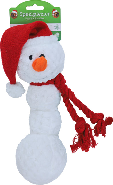 AnimalstoreXL Boon Sneeuwpop Pluche met Kerstmuts Ass. 35cm