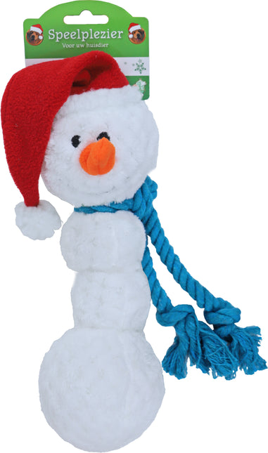 AnimalstoreXL Boon Sneeuwpop Pluche met Kerstmuts Ass. 35cm