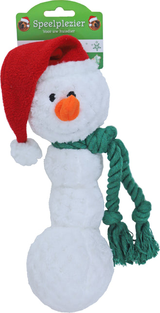 AnimalstoreXL Boon Sneeuwpop Pluche met Kerstmuts Ass. 35cm