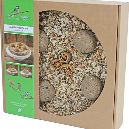 AnimalstoreXL Boon Voedertaart met Mezenbollen 24cm
