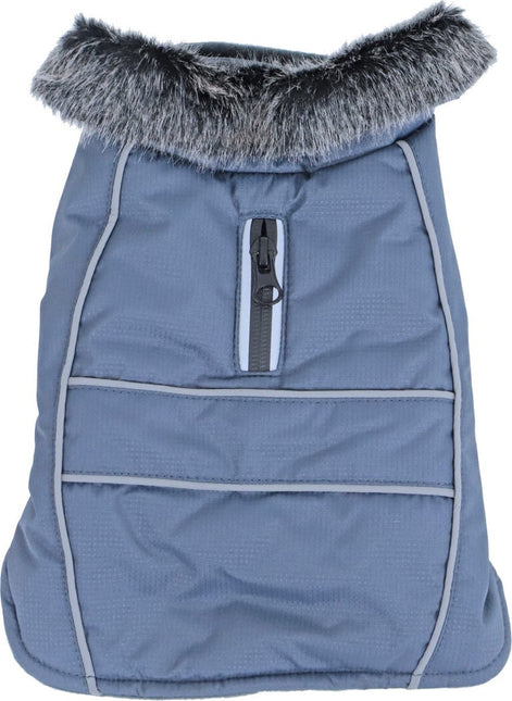 AnimalstoreXL Boony hondenjas Parka bontkraag grijs