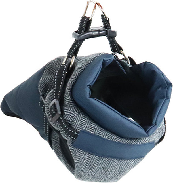 AnimalstoreXL Boony Hondenjas met Tuig Alpine Navy 20cm