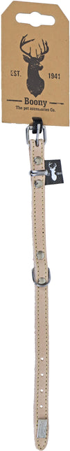 Boony Est1941Collar Leather Sand14mm35cm