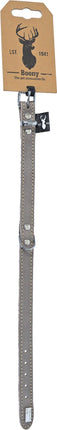 AnimalstoreXL Boony Est1941 Halsband Leder Grey