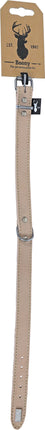 AnimalstoreXL Boony Est1941 Halsband Leder Sand
