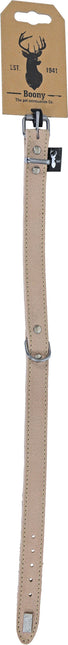 AnimalstoreXL Boony Est1941 Halsband Leder Sand