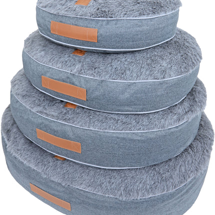 AnimalstoreXL Boony Est1941 Dubbelzijdig Kussen 'Dreamer Badger Grey' 55x45cm