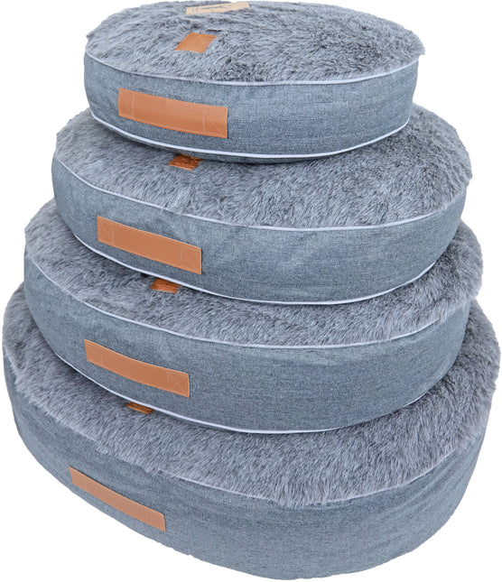 AnimalstoreXL Boony Est1941 Dubbelzijdig Kussen 'Dreamer Badger Grey' 55x45cm