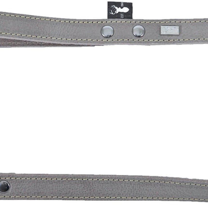 AnimalstoreXL Boony Est1941 Lijn Leder Grey 16mm 100cm