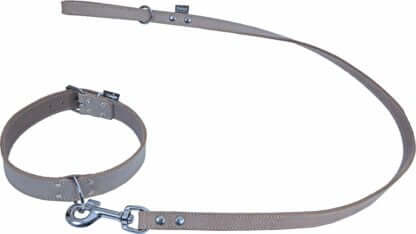 AnimalstoreXL Boony Est1941 Lijn Leder Grey 16mm 100cm