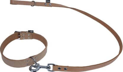 AnimalstoreXL Boony Est1941 Lijn Leder Sand 16mm 100cm