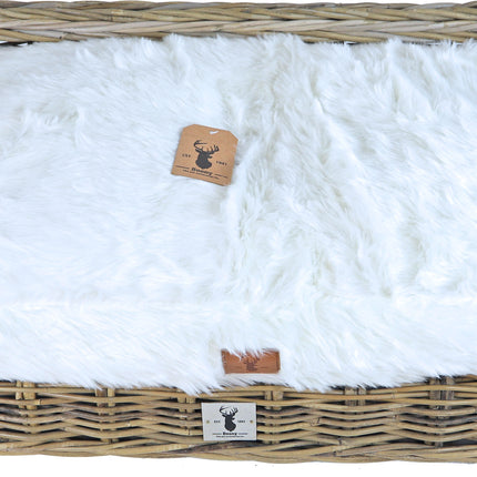 AnimalstoreXL Ligkussen Polar White 70x50cm