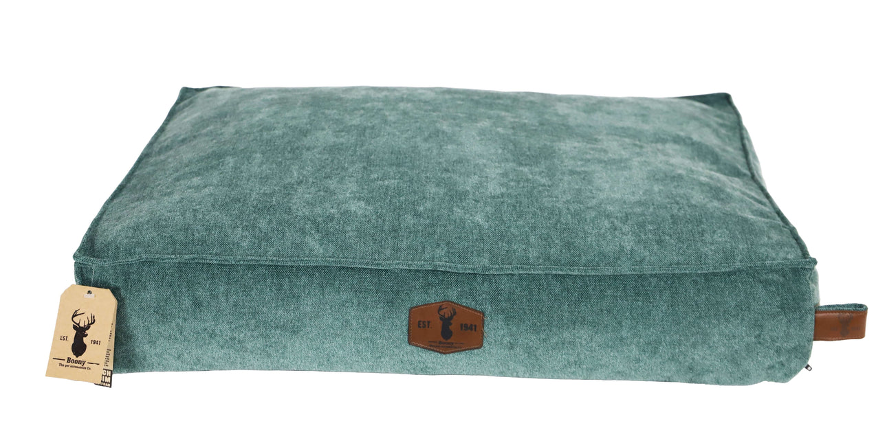 AnimalstoreXL Boony Est1941 Premium Ligkussen Orth. Emerald Green 80x60x14cm