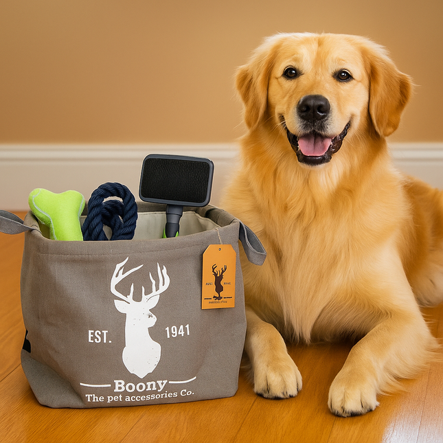 Boony Est1941 Storage Basket Boony Est1941 33x24cm Gray