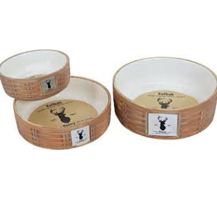 Boony Est 1941 Eetbak Steen Wicker Sand 12cm