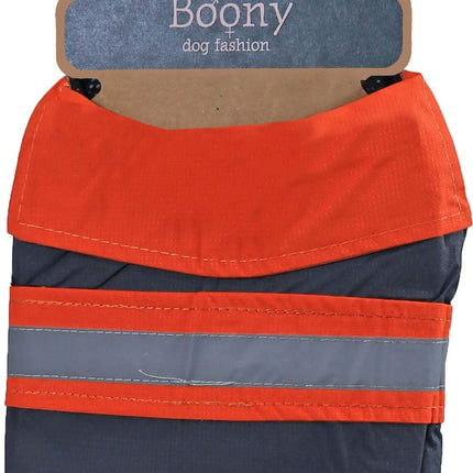 AnimalstoreXL Boony Regenjas Safety met Refl. Grijs Oranje 20cm