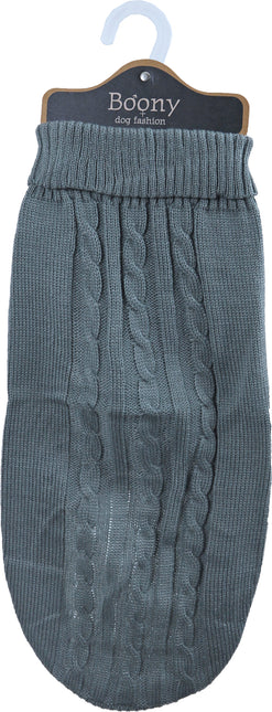 AnimalstoreXL Boony kabeltrui voor honden grijs