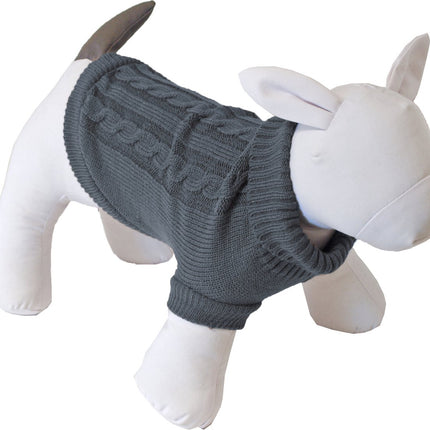 AnimalstoreXL Boony kabeltrui voor honden grijs