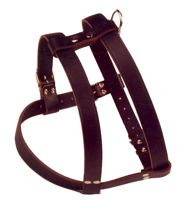 AnimalstoreXL Borsttuig 3Xverstelb. D.Bruin 25Mm/100cm