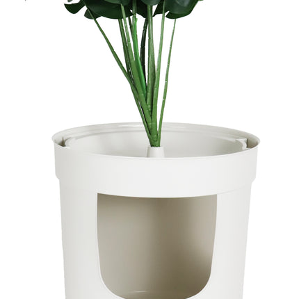 AnimalstoreXL Moderna Kattentoilet Hidden Planter Wit
