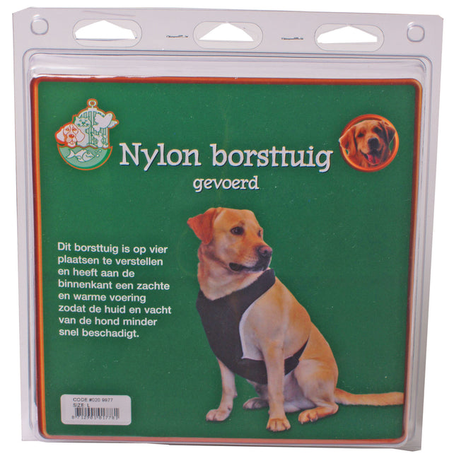 AnimalstoreXL Borsttuig Nyl.Verstb.Gevoerd 65/75x55/65