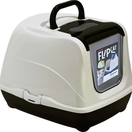 AnimalstoreXL Moderna Kattentoilet Flipcat Zwart 57cm