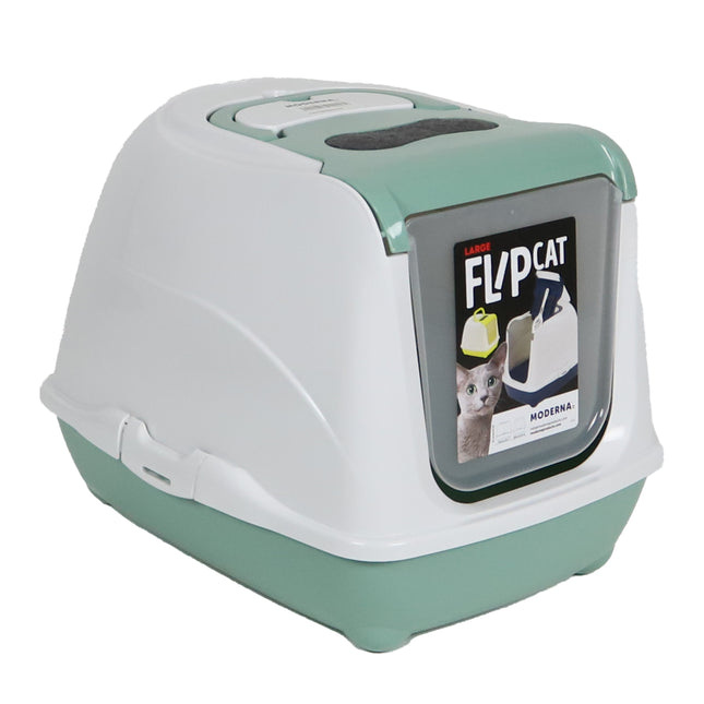 AnimalstoreXL Kattentoilet Flipcat Mint Green 50cm