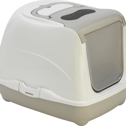 AnimalstoreXL Kattentoilet Flip Cat Warmgrijs 50cm