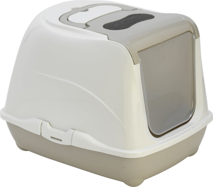 AnimalstoreXL Kattentoilet Flip Cat Warmgrijs 50cm