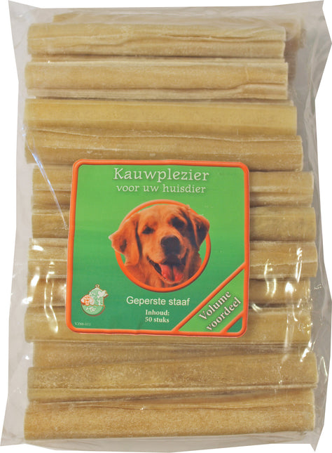AnimalstoreXL Kauwstaaf 15mm12cm Zak a 50 stuks