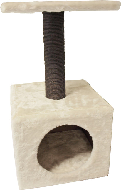 AnimalstoreXL Klimmeubel Diabolo Duo Ivoor/Bruin 57cm