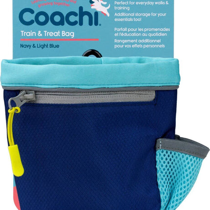 AnimalstoreXL Coachi Train en Treat Bag Navy en Light Blue