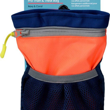AnimalstoreXL Coachi Train en Treat Bag Pro Navy en Coral