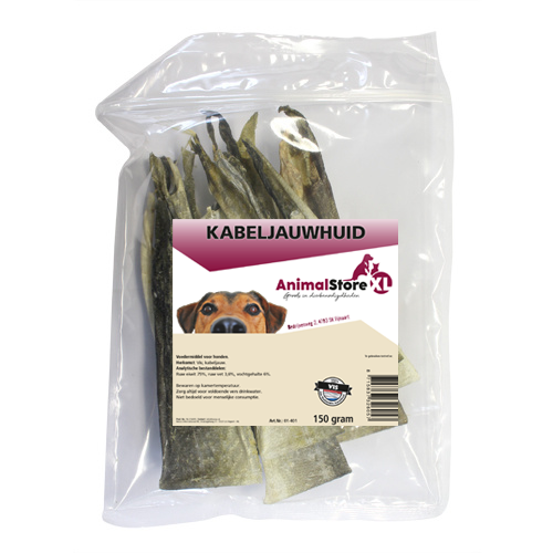 AnimalstoreXL Kabeljauwhuid 150g