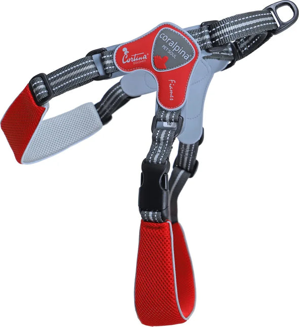 AnimalstoreXL Coralpina Fiames honden harnas rood