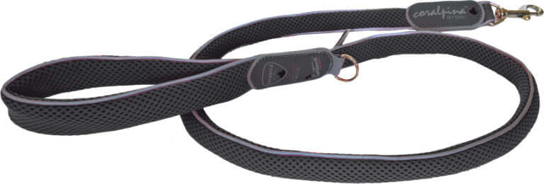 AnimalstoreXL Coralpina Leash Cinquet. Zwart 1.8 110cm