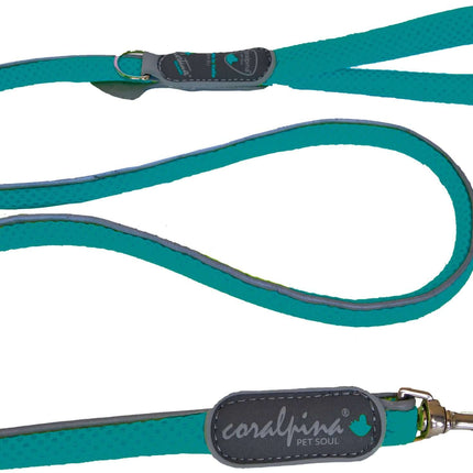 AnimalstoreXL Coralpina Leash Cinquet. Turq. 1.8 110cm