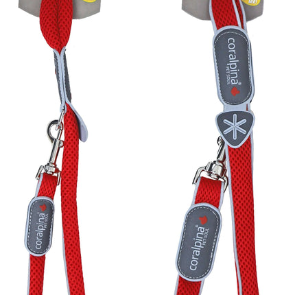 AnimalstoreXL Coralpina Leash Cinquet. Rood 1 10cm
