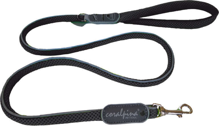 AnimalstoreXL Coralpina Leash Cinquet. Zwart 1 110cm