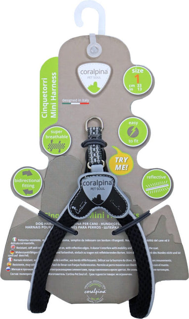 AnimalstoreXL Cinquetorri - Mini harnas voor kleine honden