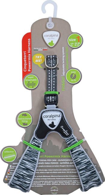 AnimalstoreXL Coralpina honden harnas powermix dark