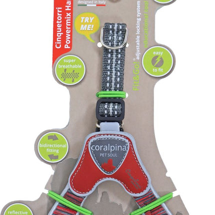AnimalstoreXL Coralpina honden harnas powermix rood