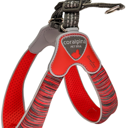 AnimalstoreXL Coralpina honden harnas powermix rood