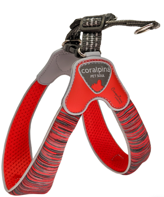 AnimalstoreXL Coralpina honden harnas powermix rood