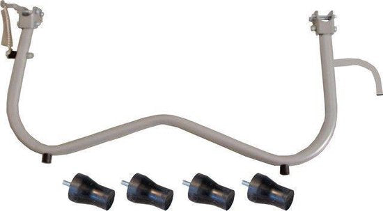 AnimalstoreXL Doggyride Parkeerstandaard Original Novel Grijs