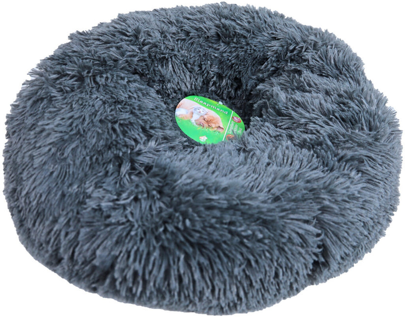 AnimalstoreXL Donut Supersoft Donkergrijs 50cm
